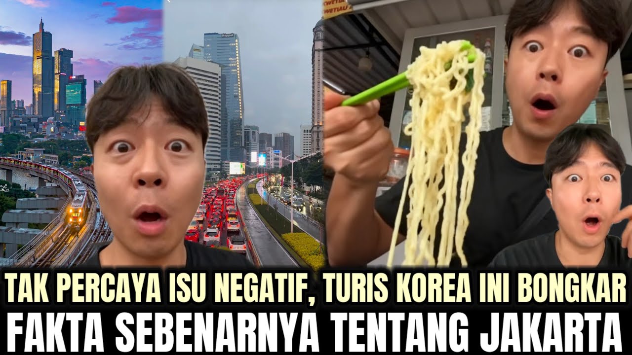 DIBILANG TAK AMAN & TAK RAPI, TURIS KOREA TERKEJUT SETELAH TIBA DI JAKARTA