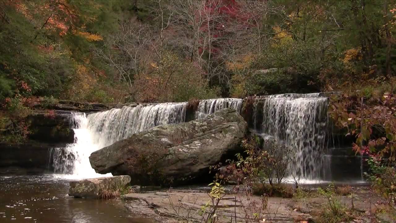 Greeter Falls TN with Colorful Fall Foliage