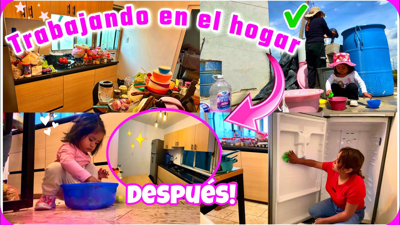 Cocina muy SUCIA🤮 Mi pequeño hogar es un desastre‼️ 🤒Días de mamá y ama de casa💕✅
