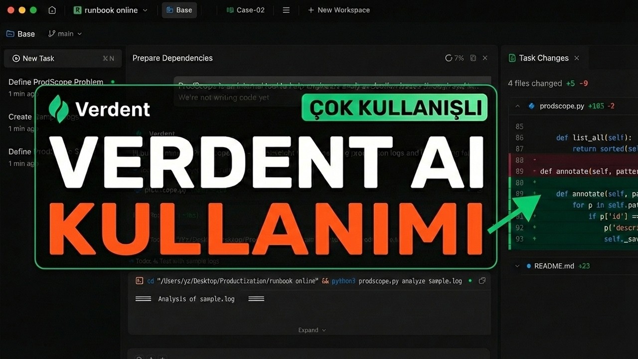 3 YAPAY ZEKA MODELİNİ AYNI ANDA &Ccedil;ALIŞTIR (DETAYLI PLAN &Uuml;RET) - Verdent AI