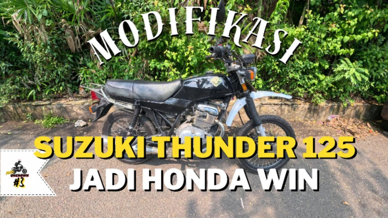 Modifikasi Suzuki Thunder 125 jadi Honda Win 100 | Testride