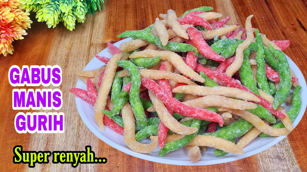 BIKIN NYA SIMPEL BANGET | BOLEH DI COBA NIH BUAT CEMILAN HARI RAYA  |  GABUS MANIS GURIH