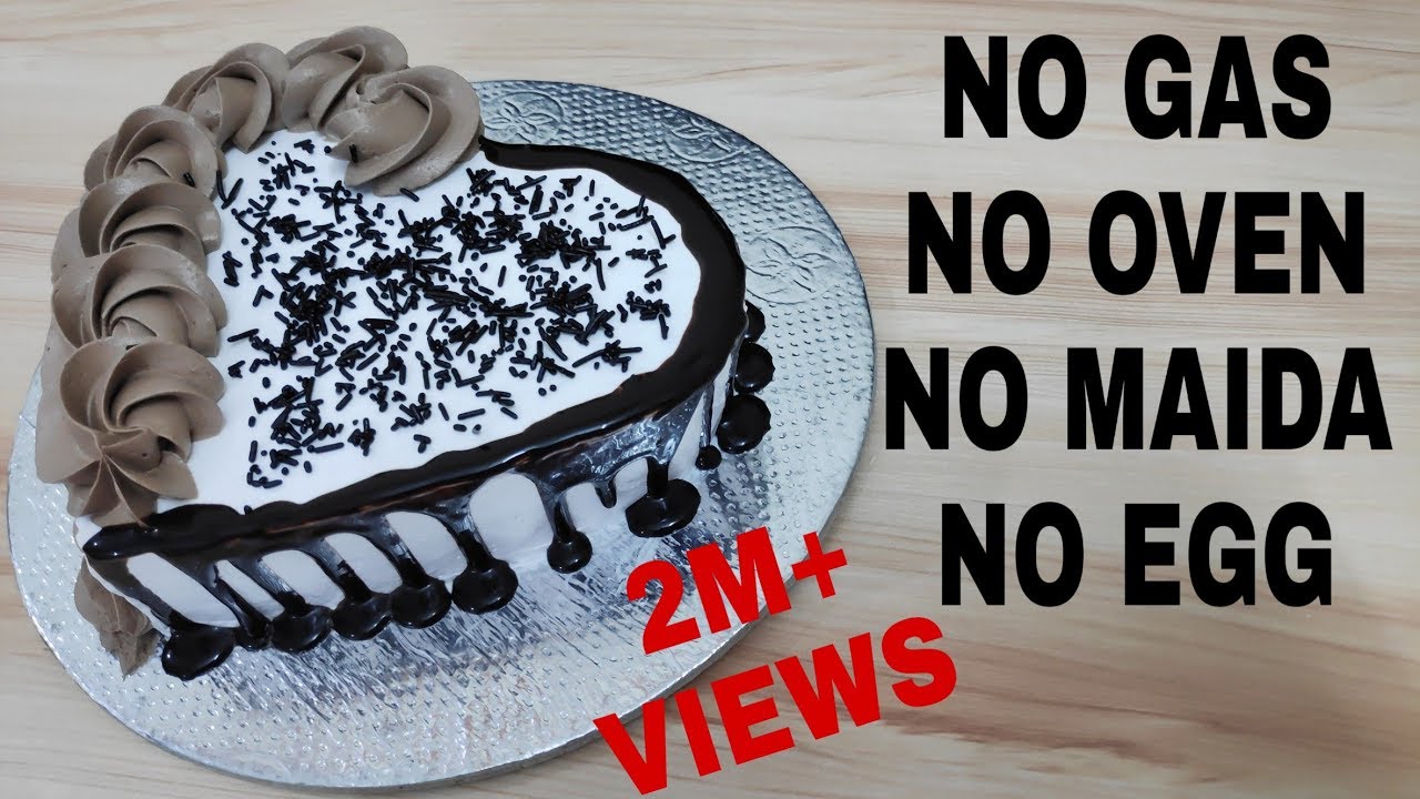 10 Minute Cake Recipe | बिना गैस, अवन, अंडा, मैदा, के बनाए नए साल केक