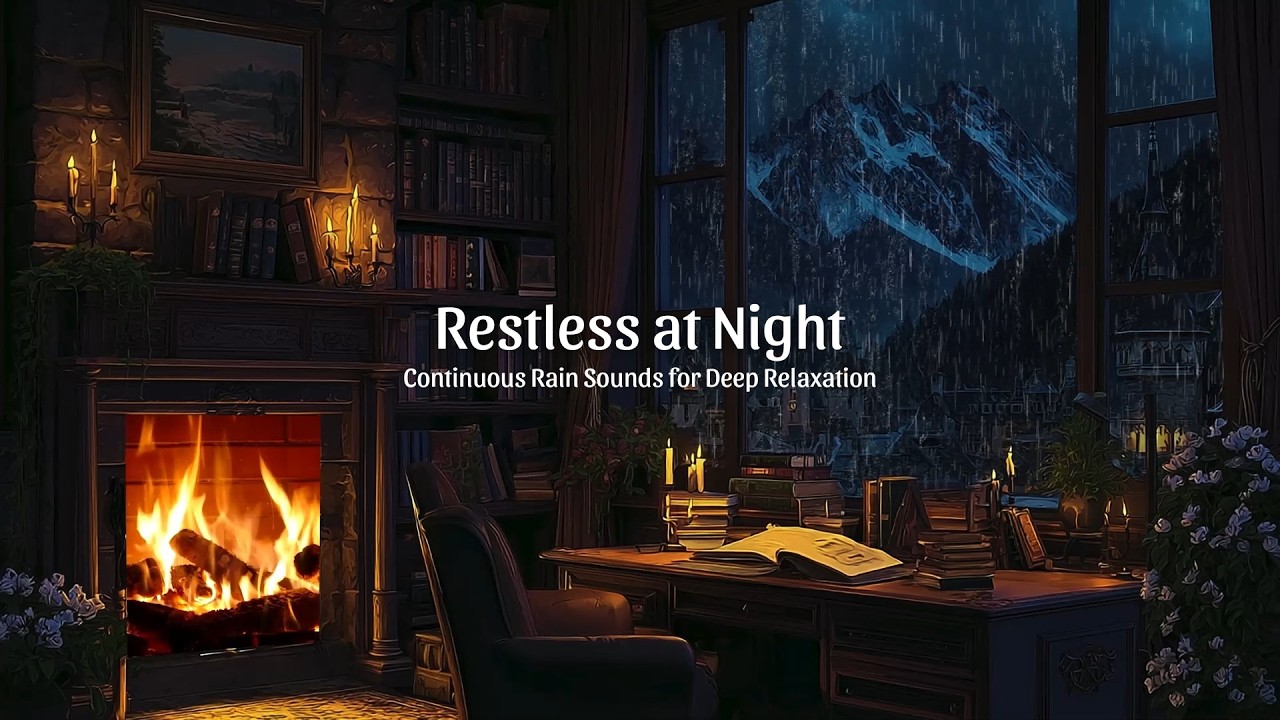 Restless at Night 🌧️ Continuous Rain Sounds for Deep Relaxation