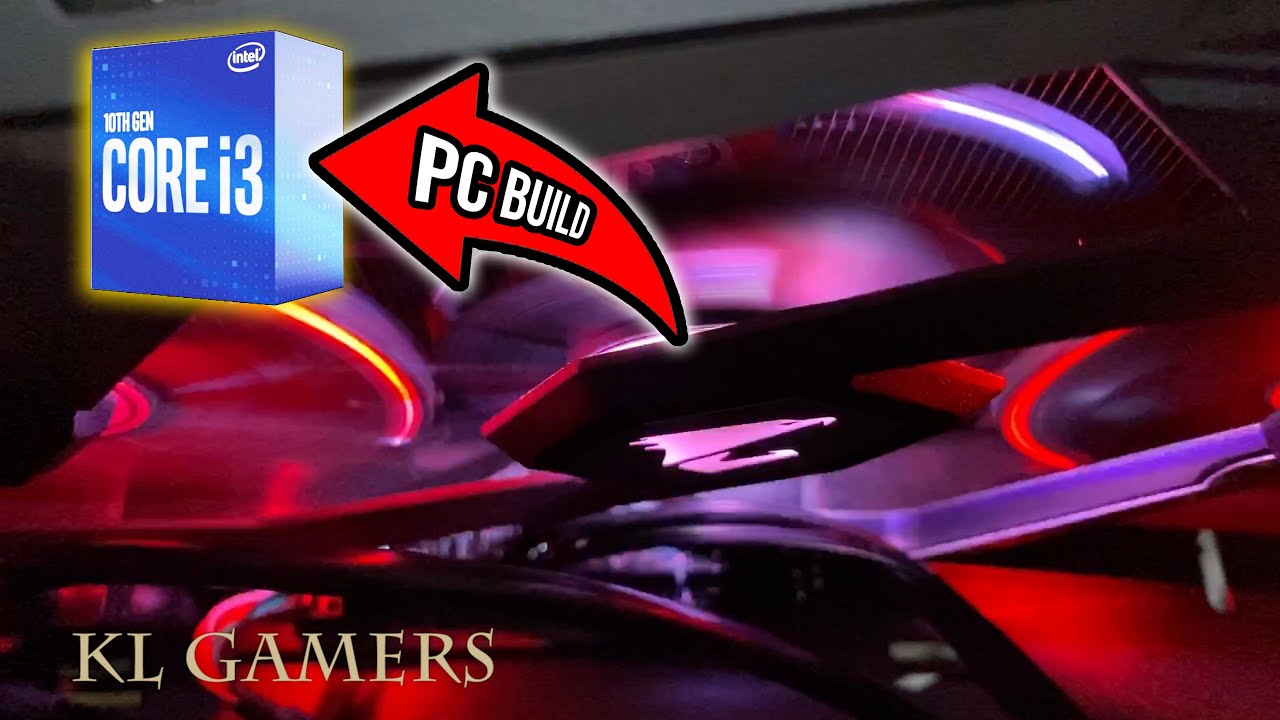 intel Core i3 10100 Biostar H410M GIGABYTE AORUS RTX 2070 Gaming PC Build Benchmark