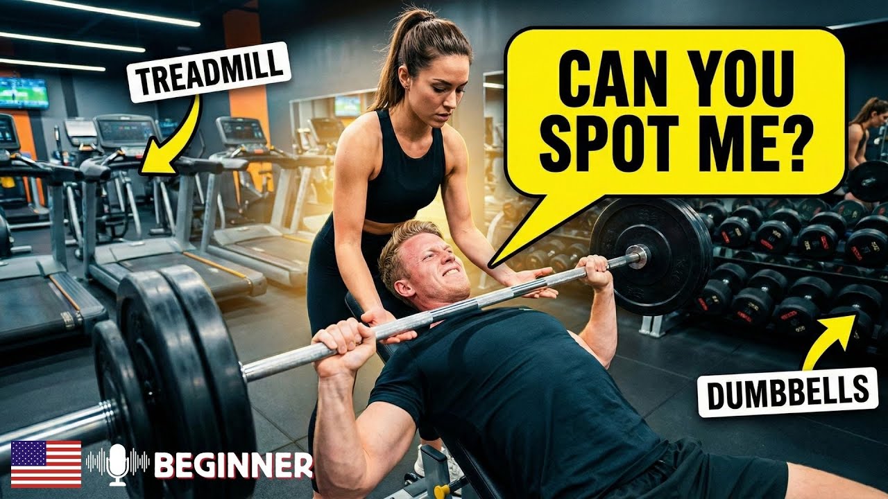 Don't Be Shy at the Gym! 🏋️‍♀️ How to Talk About Fitness in English