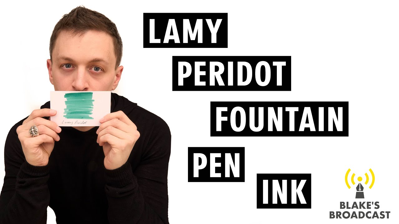 Lamy Peridot Fountain Pen Ink Review 4K