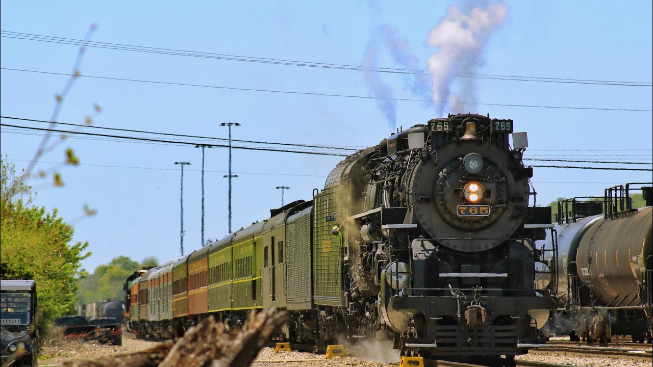National Train Day The Wheeling Way! | Featuring Nickel Plate Road 765! (Pt 1) [4K]