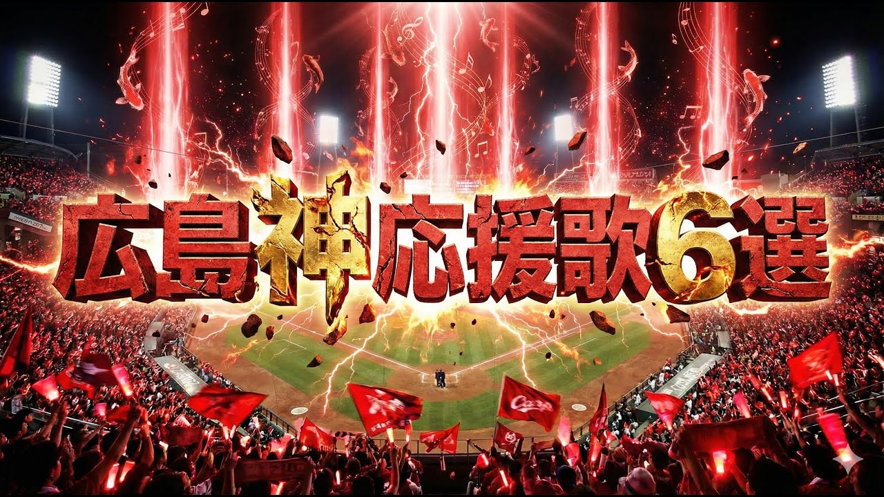 【聞き流し】広島神応援歌6選#応援歌#広島東洋カープ