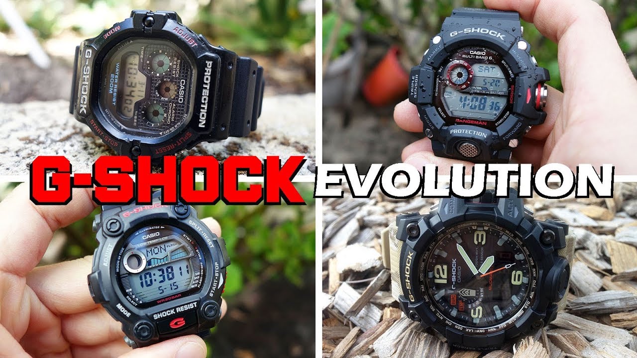 Evolution of G-Shock: From Vintage to Standard Digital to 