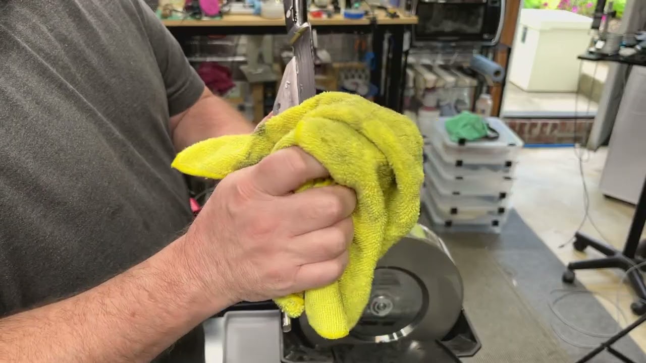Заточка зубчатых ножей на Tormek