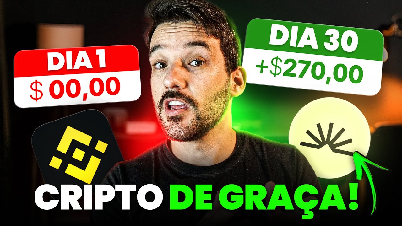 COMO GANHAR CRIPTOMOEDAS DE GRA&Ccedil;A (EM 3 CLIQUES)