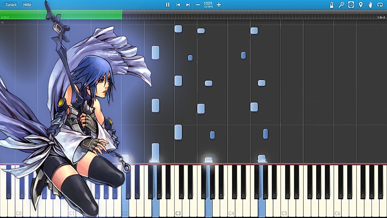 Kingdom Hearts 2.8 - Dearly Beloved [Piano Tutorial] (Synthesia)