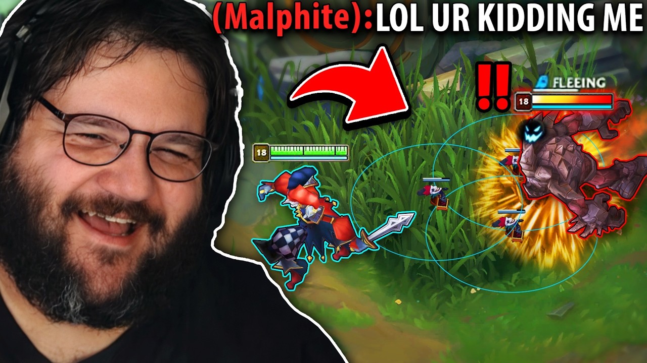 This poor Malphite gets played like a fiddle... (HE ULTED INTO 4 BOXES)