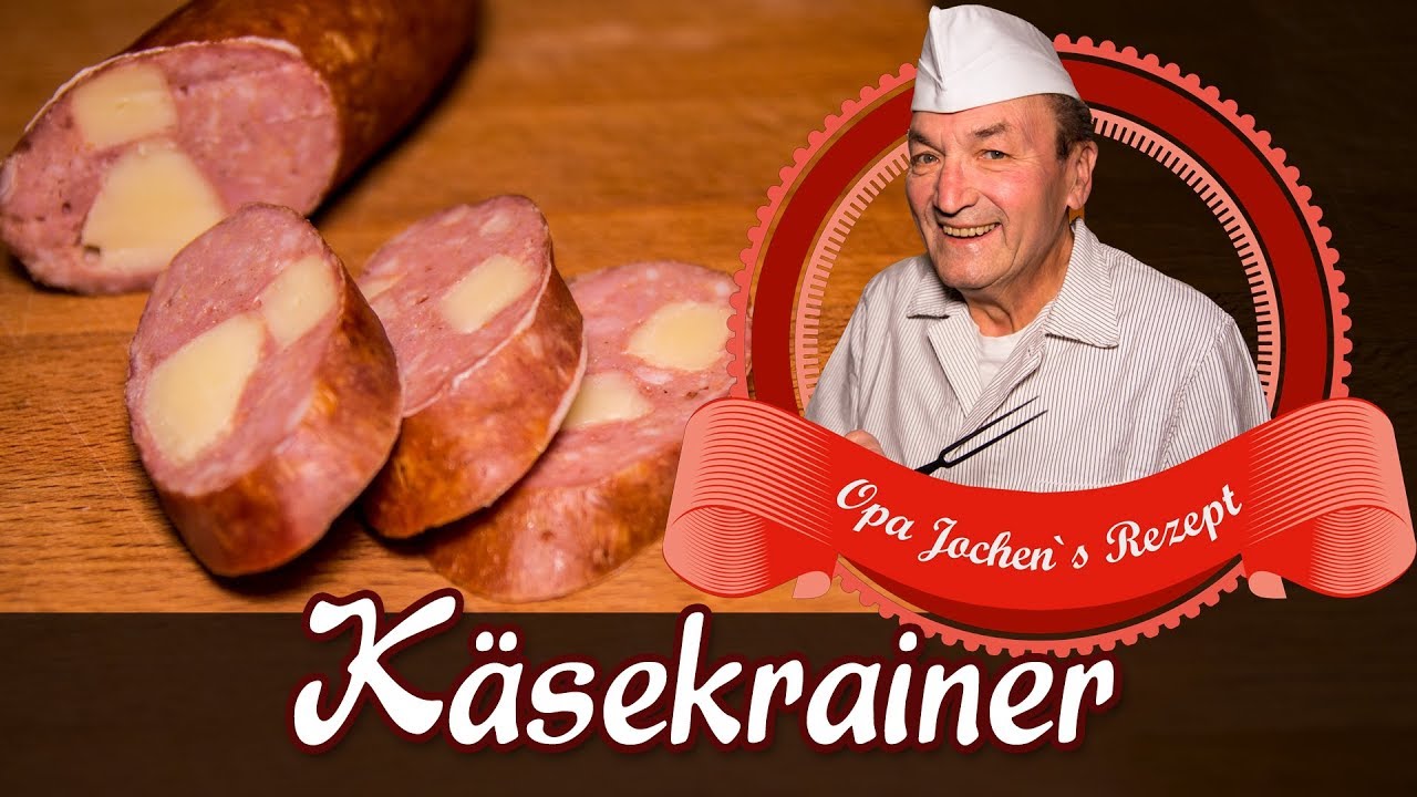Käsekrainer selber machen - Wurst selber machen - Opa Jochen´s Rezept