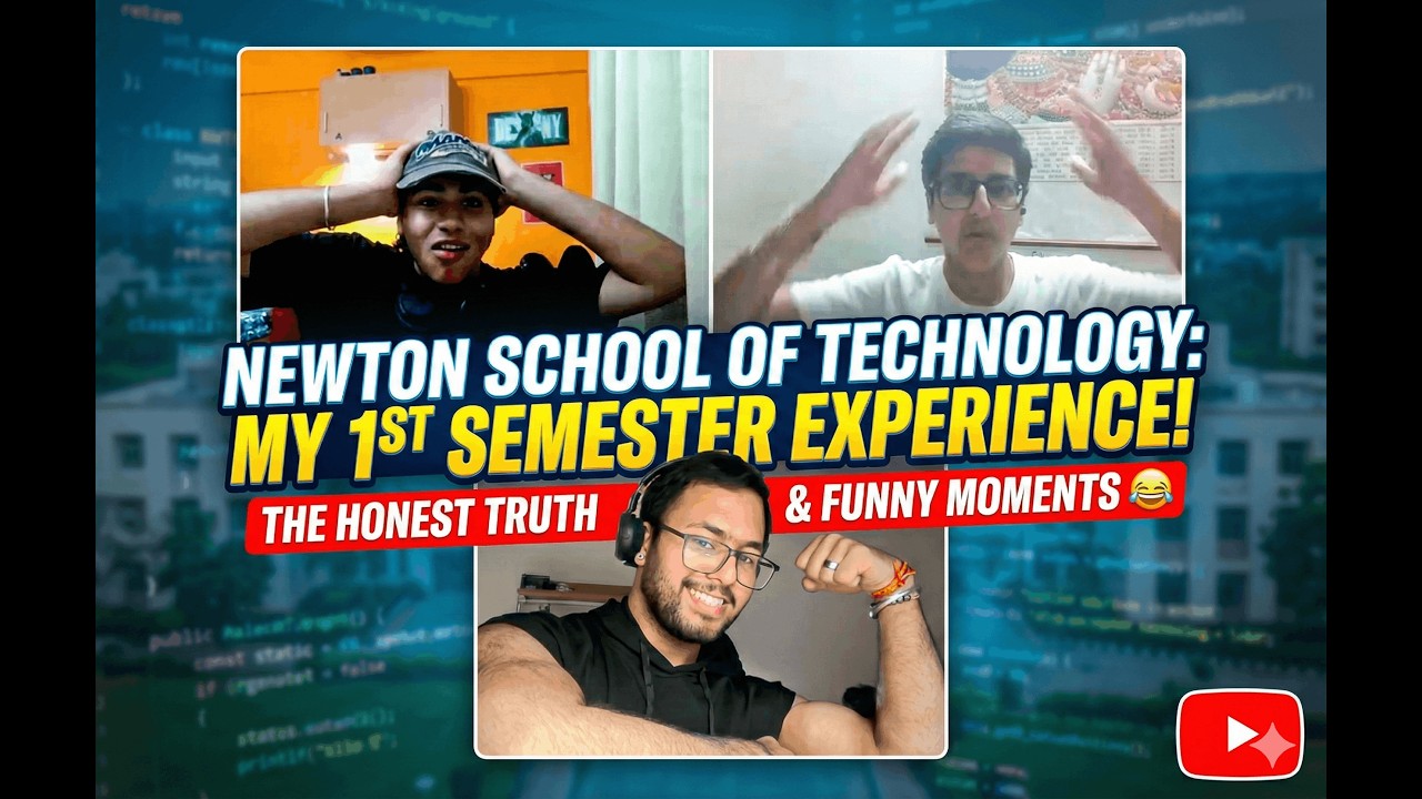 Is Newton School of Technology Worth It? My First Semester Experience 🤯