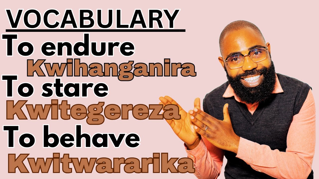 👍Iga Icyongereza Neza, Learn English and Kinyarwanda Vocabulary