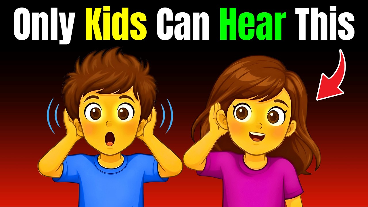 Only kids hear this secret sound 😰😳
