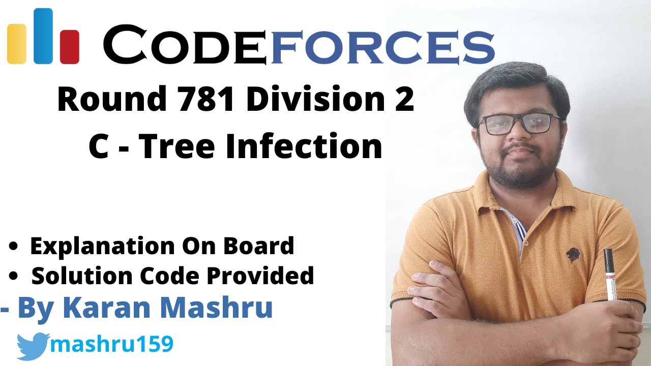 Codeforces Round 781 Division 2 | Problem C : Tree Infection Solution | Editorial | In Hindi
