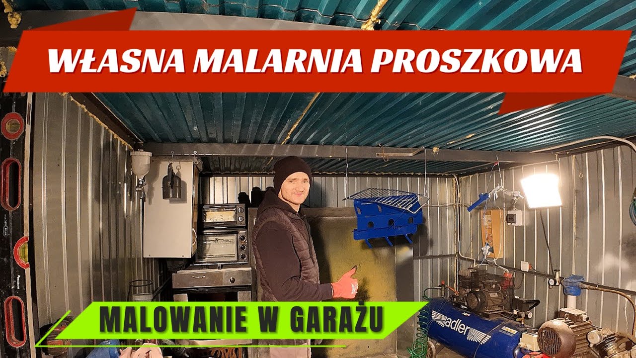 ZBUDOWAŁEM WŁASNĄ MALARNIĘ PROSZKOWĄ. DIY