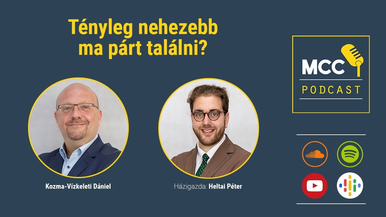 MCC Podcast: Kozma-Vízkeleti Dániel (Tényleg nehezebb ma párt találni?)