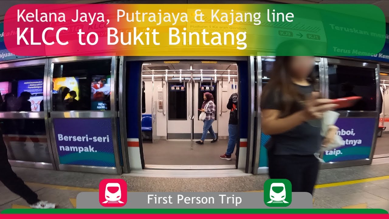 LRT & MRT POV : KLCC to Bukit Bintang