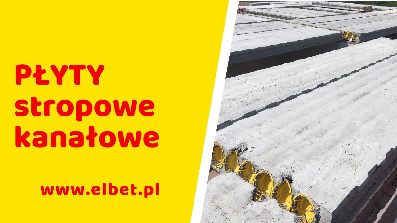Płyty stropowe kanałowe : ELBET Konieczno : Producent prefabrykatów