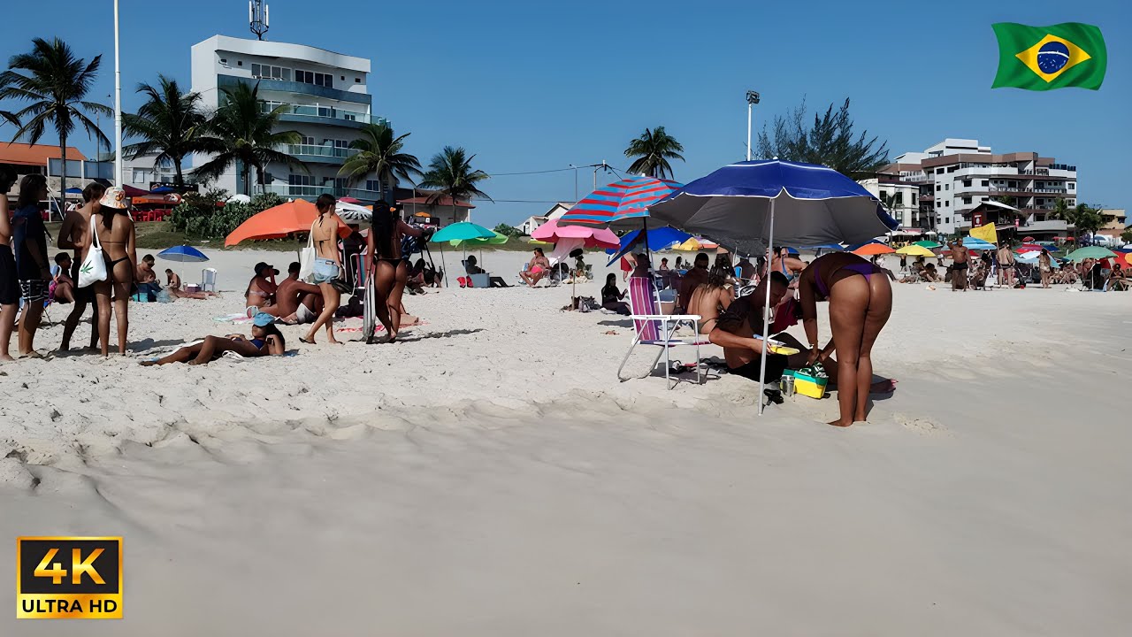 🇧🇷 RIO DE JANEIRO BEACH | SAQUAREMA BEACH | Brazil 【 4K 】
