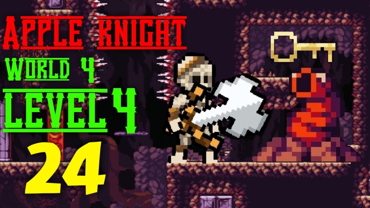 Apple knight || World 4 Level 4 || Finding All Hidden Chest || Android/Ios Gameplay || Part 24 ||