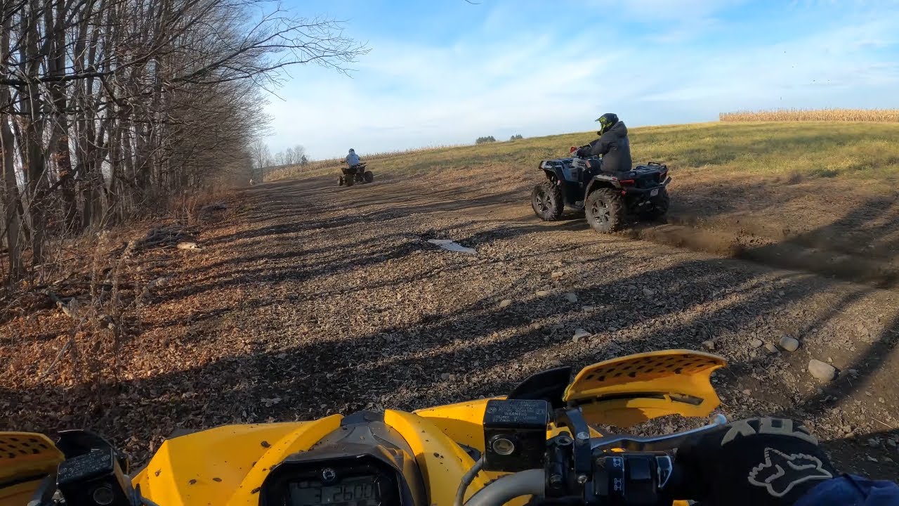 Demon Run ATV Trails Can-Am Renegade and Polaris Sportsman Part 1
