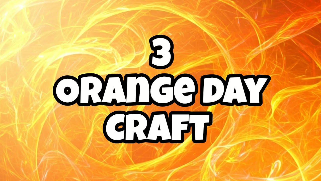 3 Easy Orange Day Crafts for Kids | Fish, Butterfly & Carrot Paper Crafts | Arts A2Z