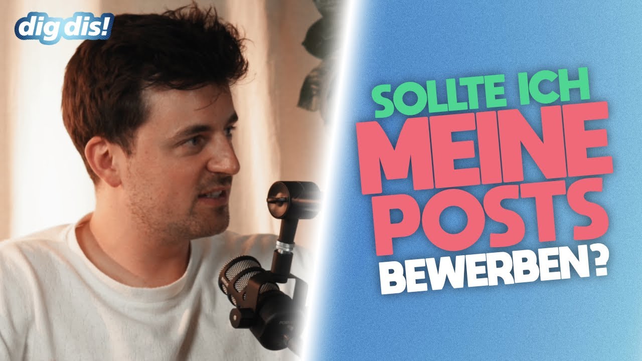Sollte ich meine Posts bewerben? 💰🤔 - dig dis! Deep Dive Podcast 🎙️