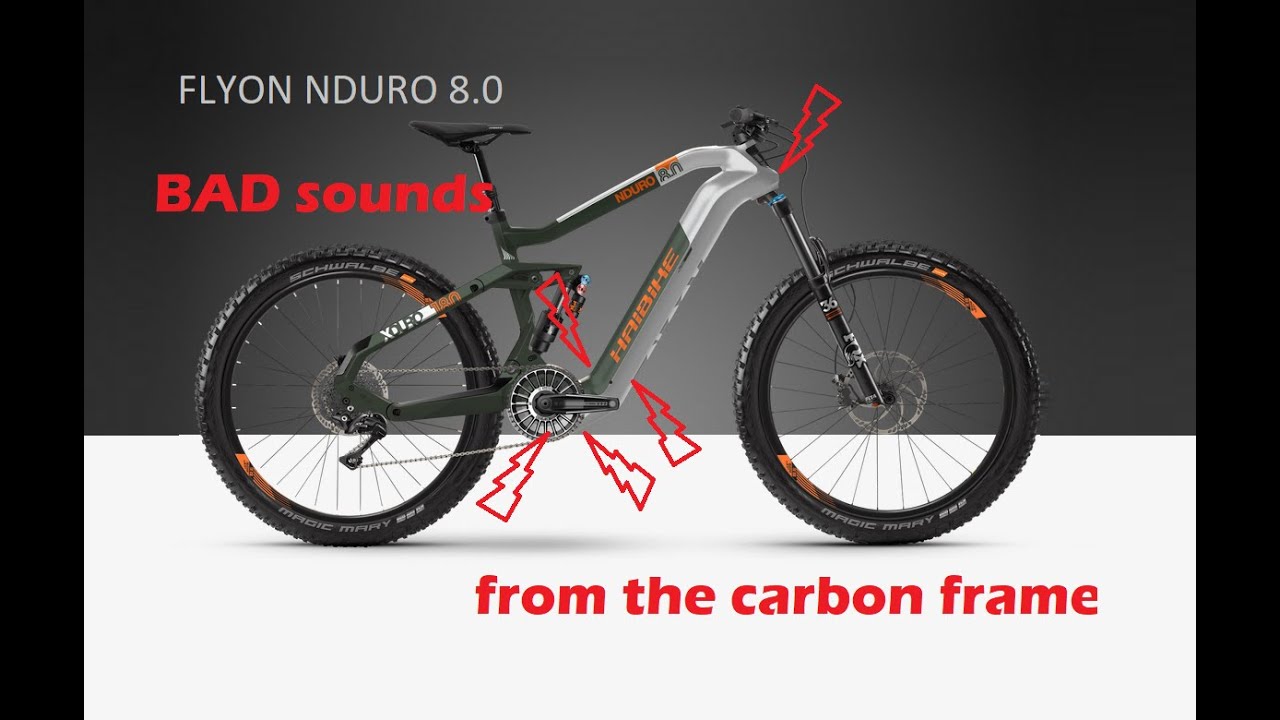 I fixed HAIBIKE FLYON - BAD SOUNDS from the carbon frame |
