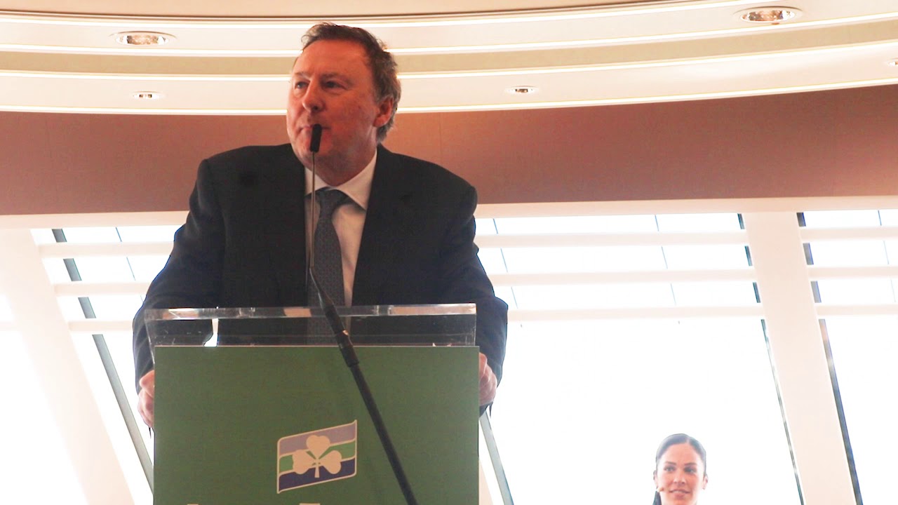 Irish Ferries WB Yeats Dublin official inauguration ceremony
