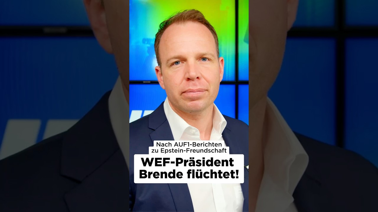 WEF-Pr&auml;sident Brende fl&uuml;chtet!