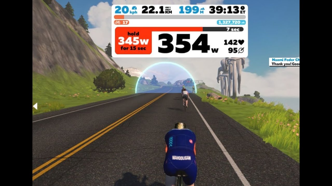 Entraînement vélo sur zwift pour améliorer sa PMA #1