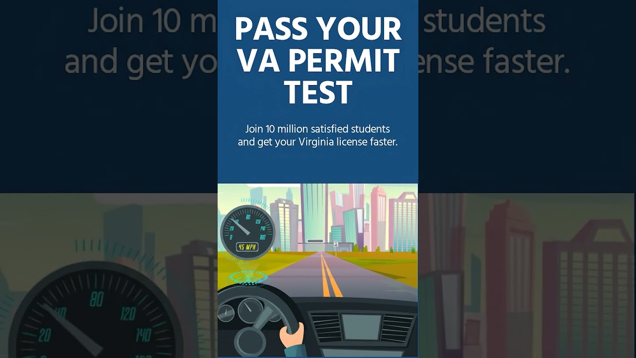📘 Virginia Teens: Pass Your Permit Test with Confidence 🚗