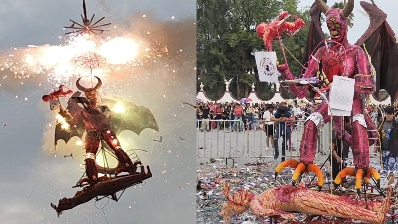 16° QUEMA DE JUDAS Y ALEBRIJES EN TULTEPEC ESTADO DE MÉXICO (2/5)