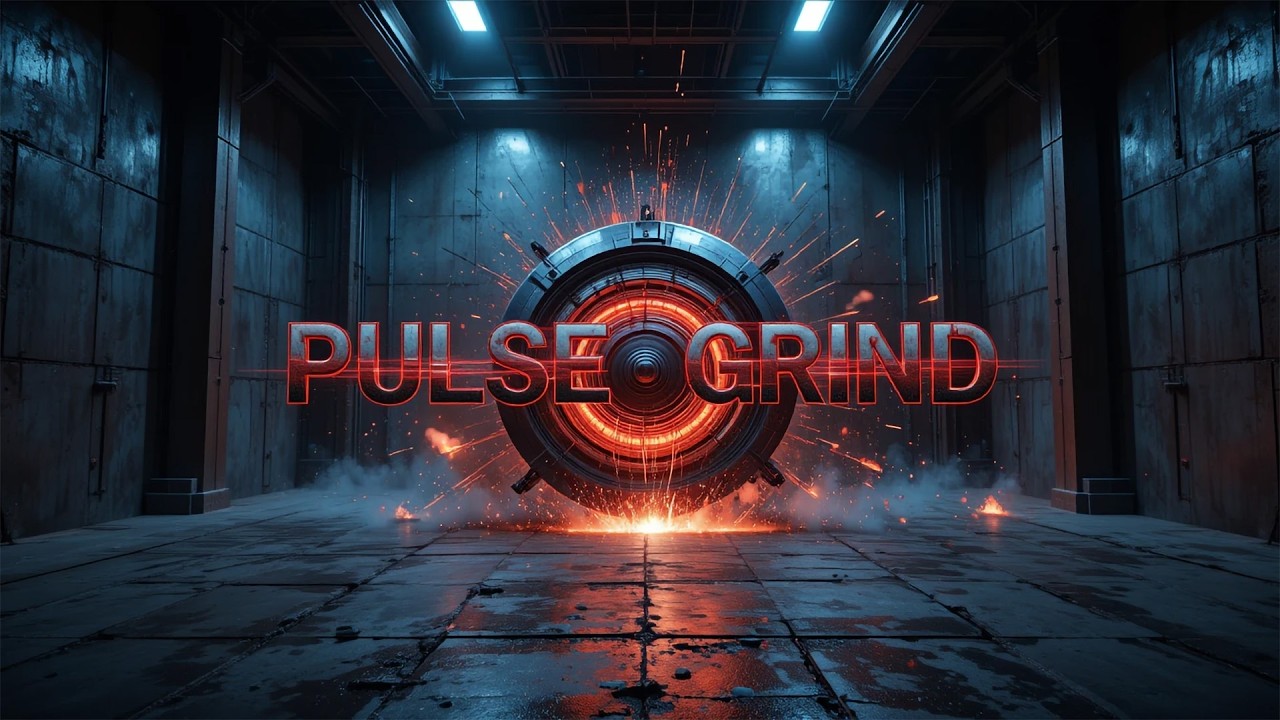 Техно-рэп-фьюжн, мрачная кибернетическая энергия, энергичный индустриальный ритм, чистый, мощный ...