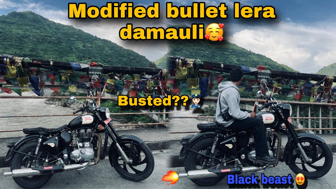 MODIFIED BULLET MA DAMAULI TIRA \ MODIFIED ROYAL ENFIELD CLASSIC 350 \ NEPAL 🇳🇵 