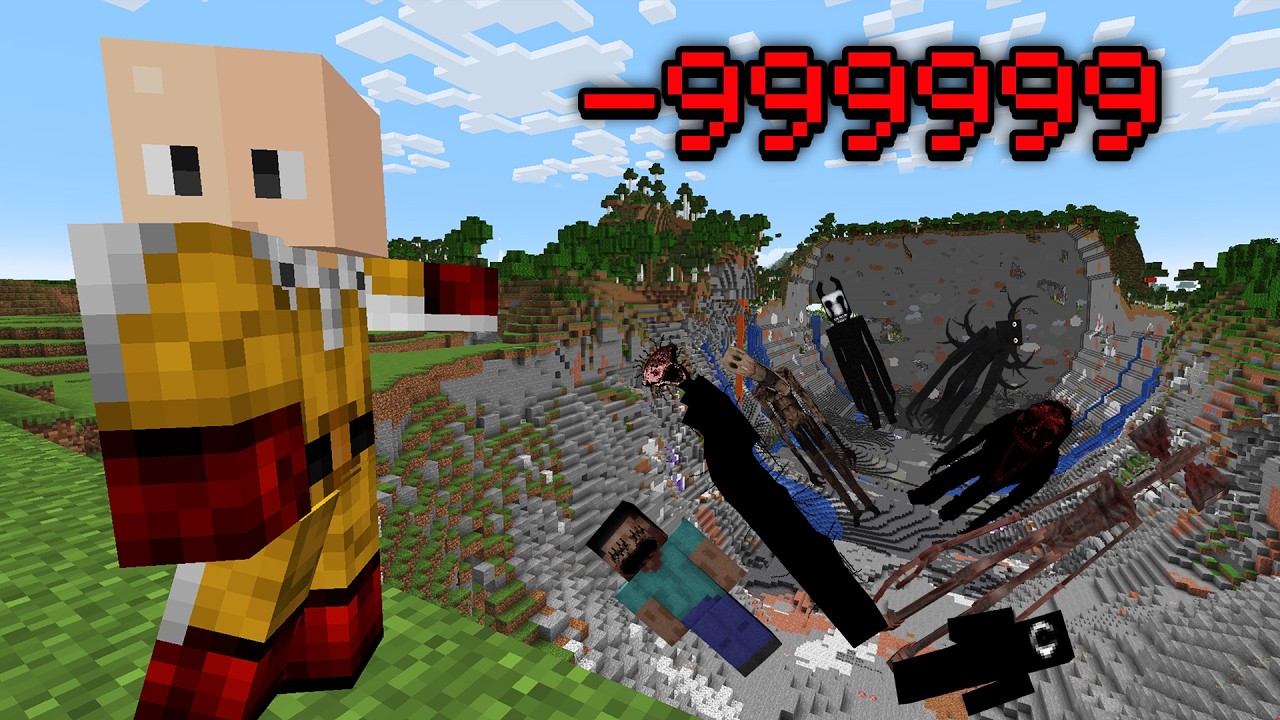Minecraft Kinh Dị Nhưng Mình Là ONE PUNCH MAN