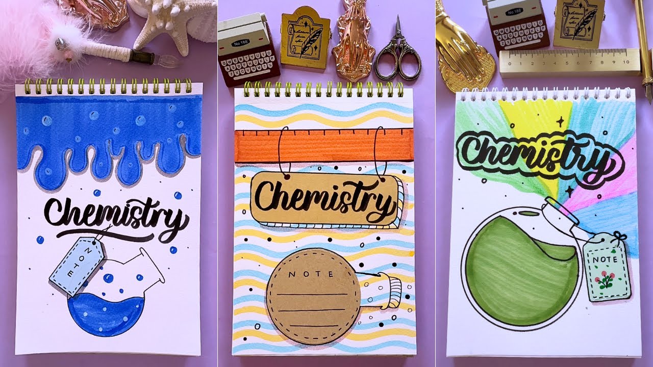 Creative Chemistry Covers 🔥 | 10 Must Try Front Page Ideas