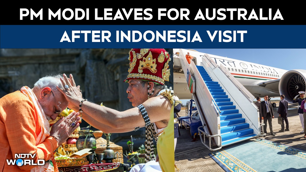 PM Modi Indonesia Visit | PM Modi Concludes Indonesia Visit, Departs For Australia