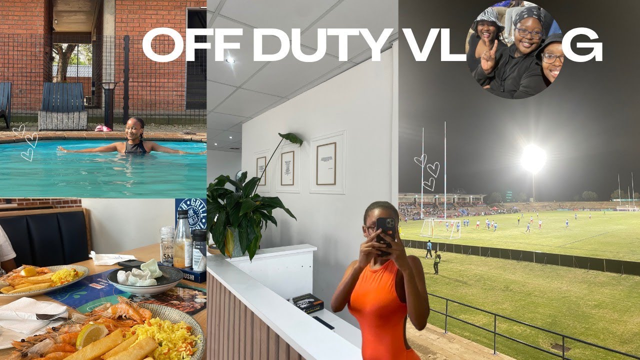 Psychology Student Off Duty: UFS Break Vlog| Varsity Cup| Swim date| Resting Galore