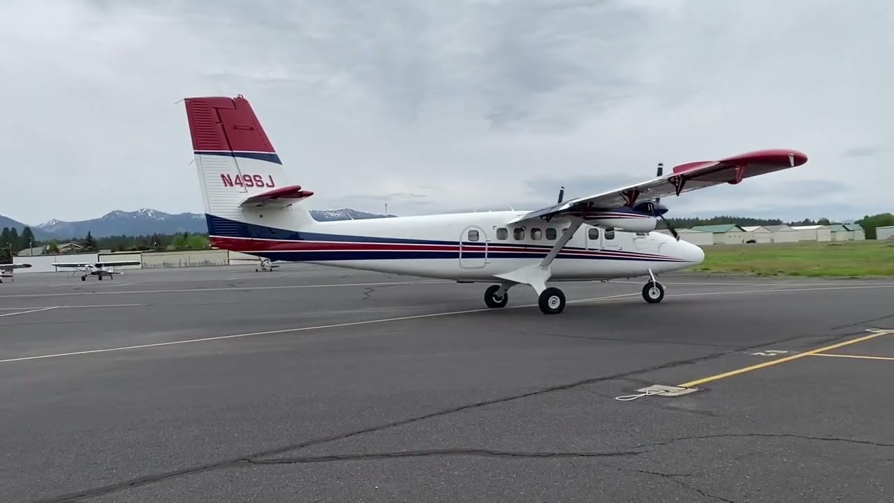 USFS Twin Otter Start, Taxi, and Takeoff