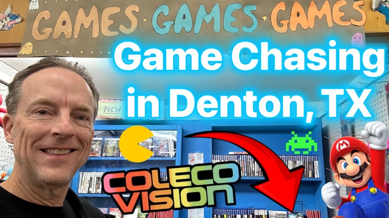 Video Game Hunting in Denton, TX - Rare Finds & Road Trip Adventures!