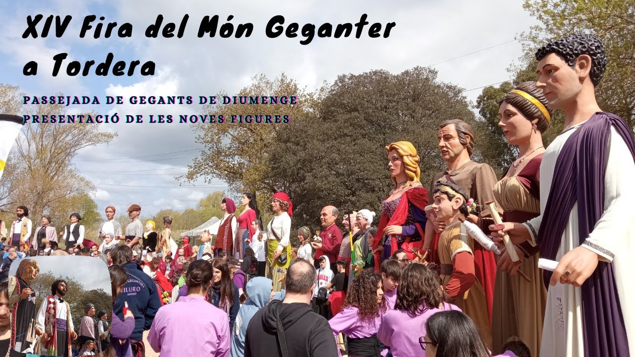 XIV Fira del Món Geganter a Tordera - Passejada de gegants de Diumenge (10/4/2022)