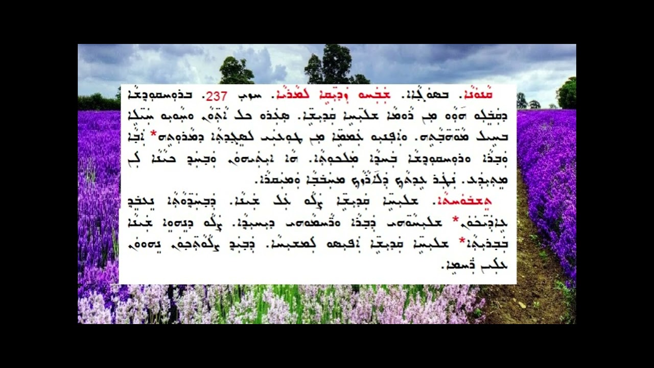ܩܢܘܢܐ ܘܬܫܒܘܚܬܐ  قانونا وتشبوحتا
