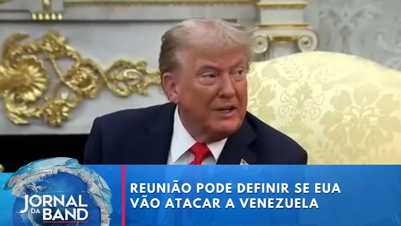 Reunião pode definir se EUA vão atacar a Venezuela | Jornal da Band