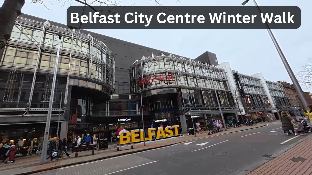 Belfast City Centre Winter Walk | Shoppers, Streets & City Life After Christmas
